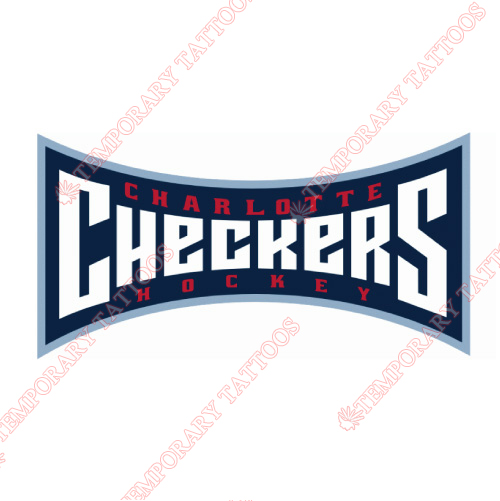 Charlotte Checkers Customize Temporary Tattoos Stickers NO.8995